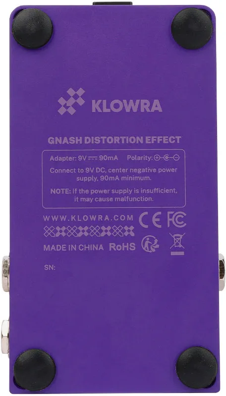 Klowra Gnash Analog Distortion Pedal – Bild 8