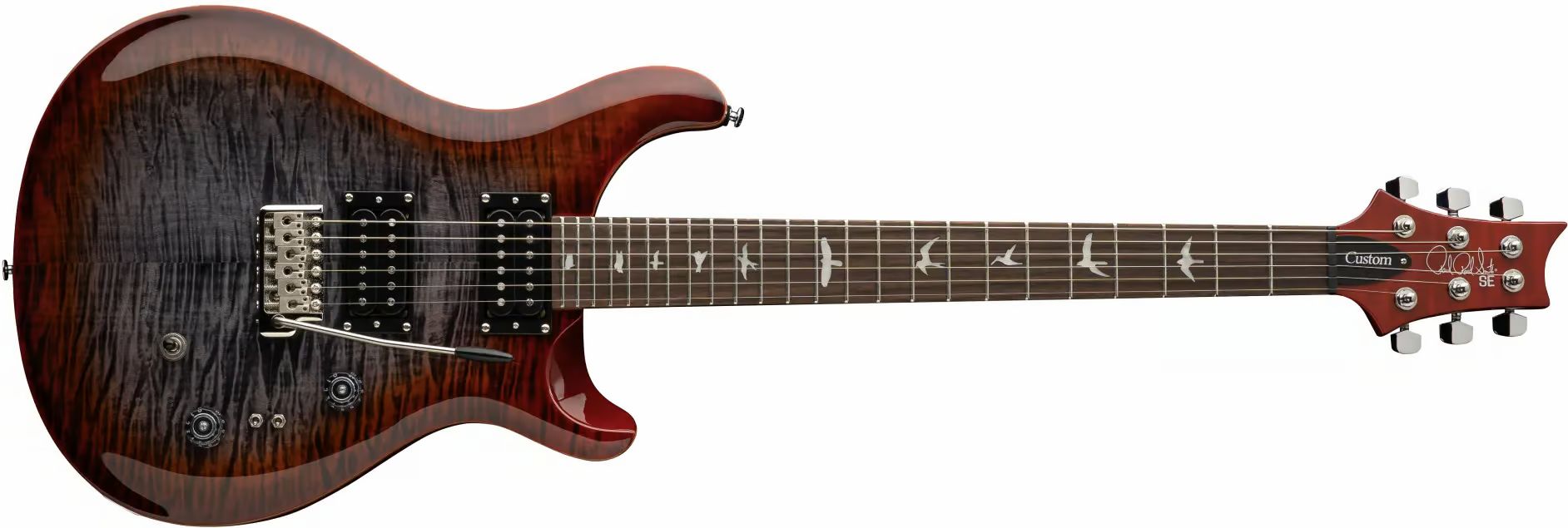 PRS SE Custom 24-08 Charcoal Cherry Burst