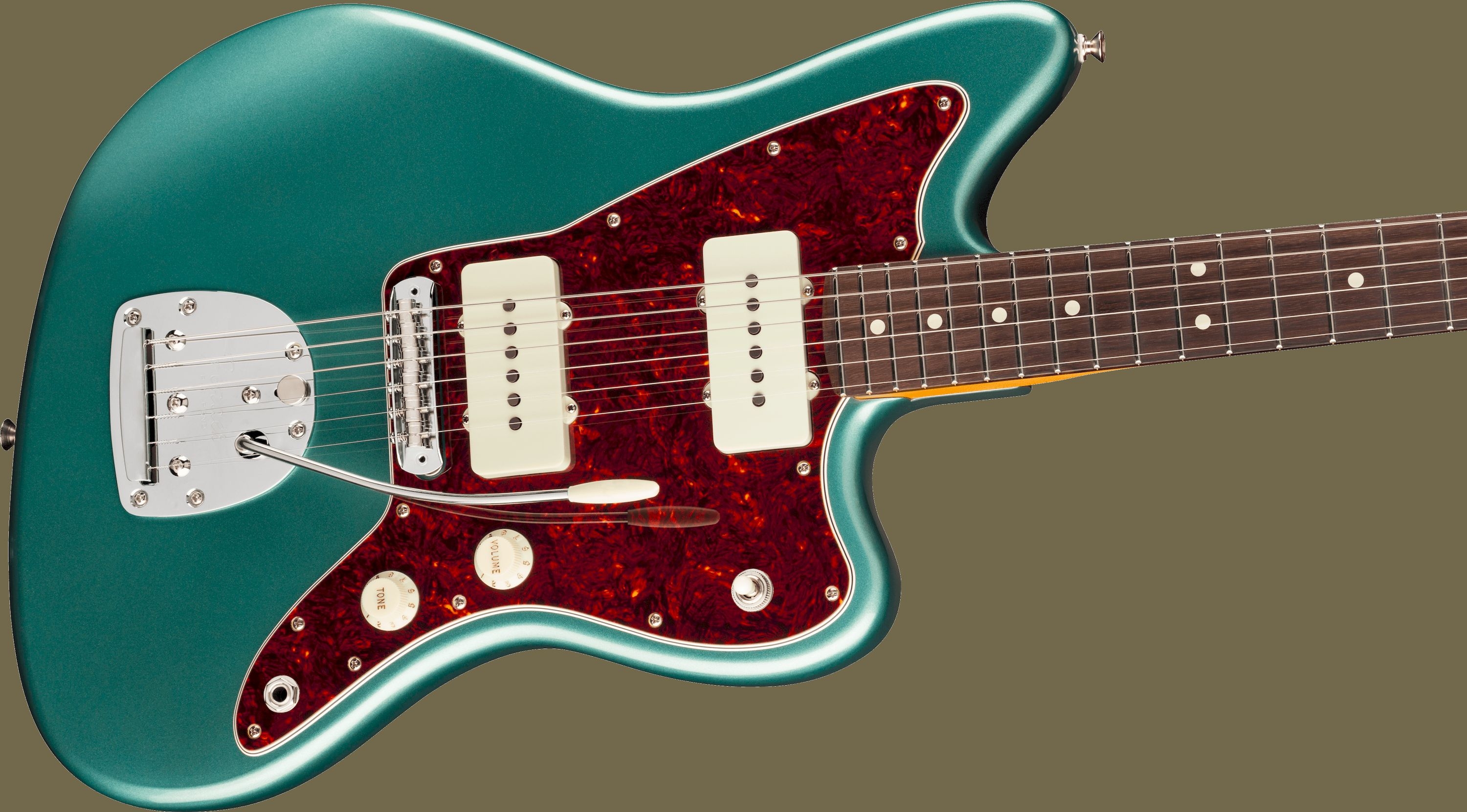 Fender American Professional Classic Jazzmaster Faded Sherwood Green Metallic – Bild 3