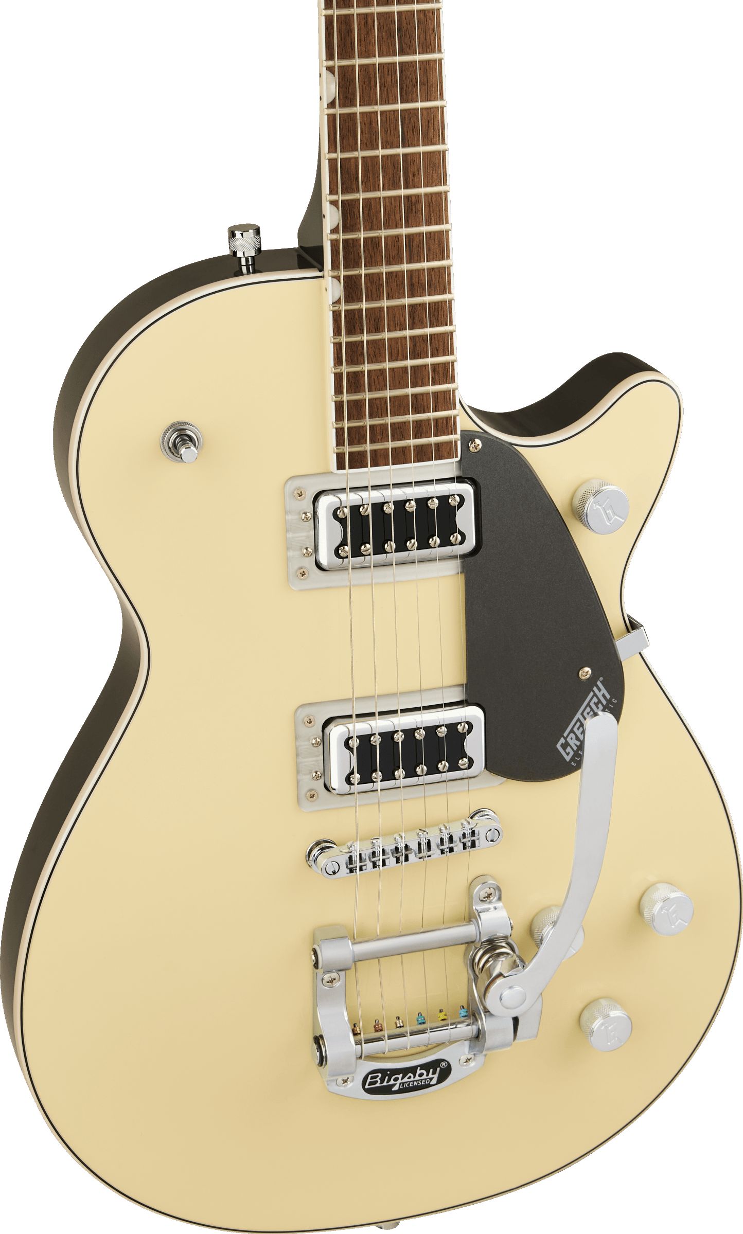 Gretsch G5230T Electromatic Jet FT Single-Cut Bigsby Two-Tone Vintage White/ London Grey – Bild 4