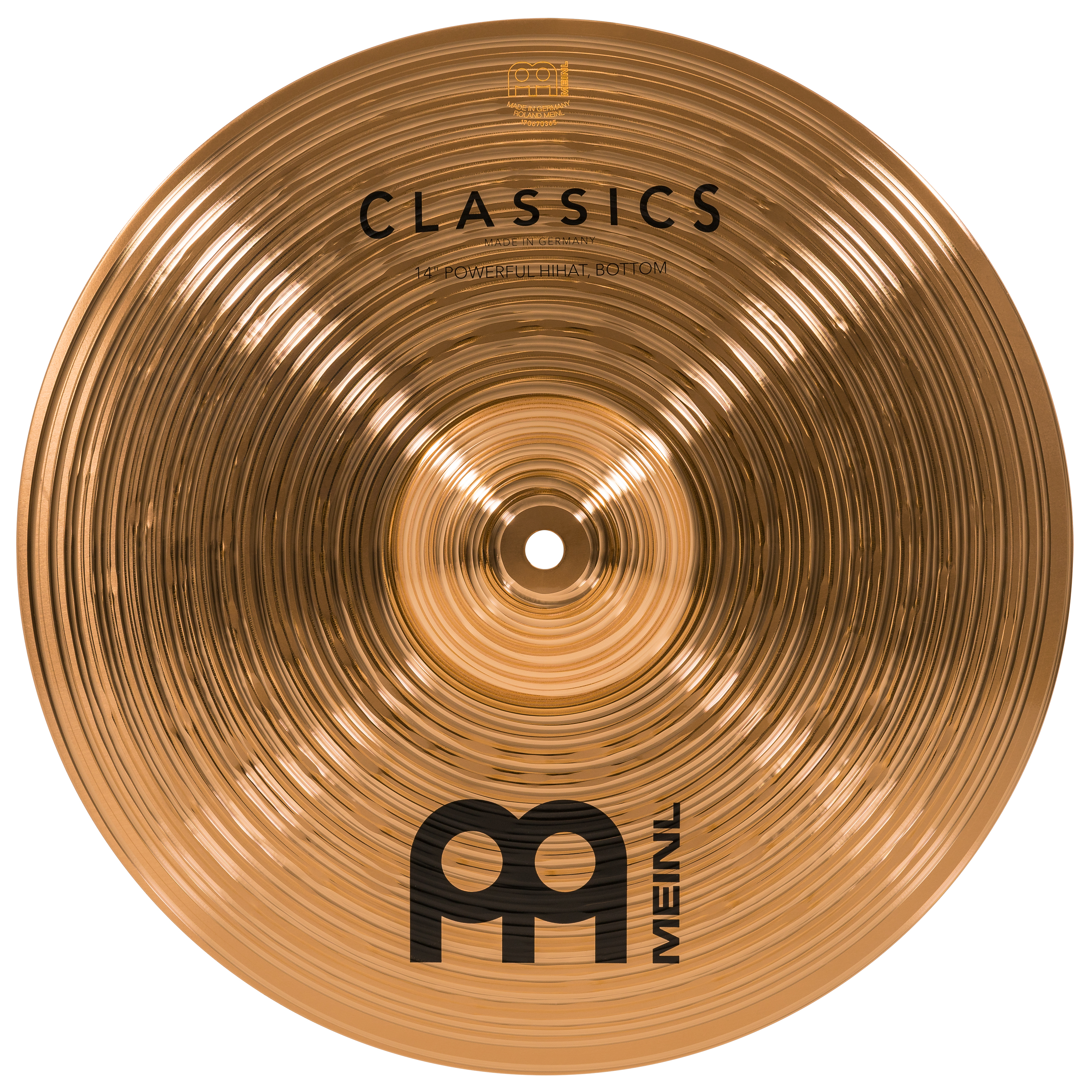 Meinl Classics Powerful HiHat 14" Meinl Classics Powerful HiHat 14"