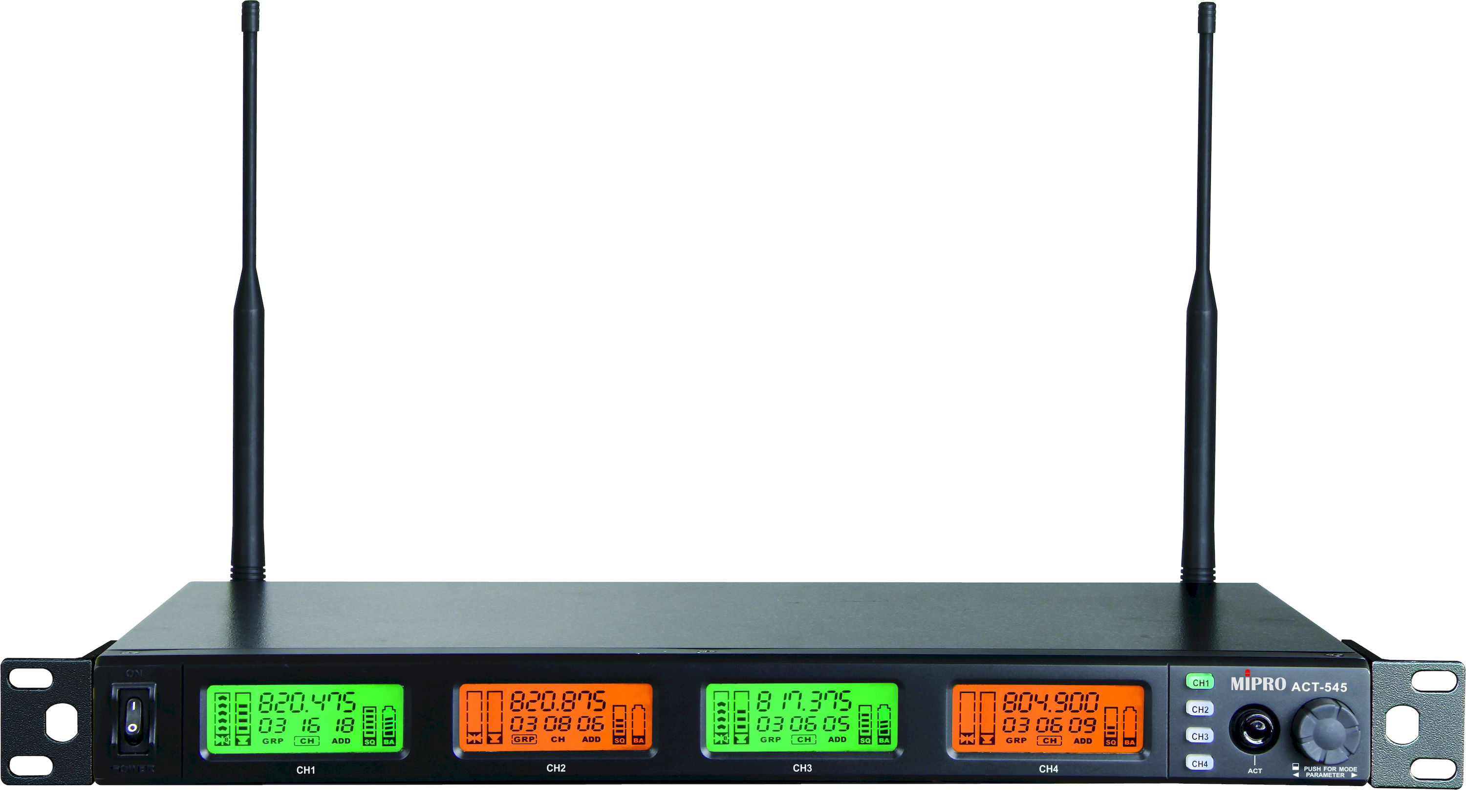 MIPRO ACT-545 UHF 4-Kanal Empfänger 518-542 MHz