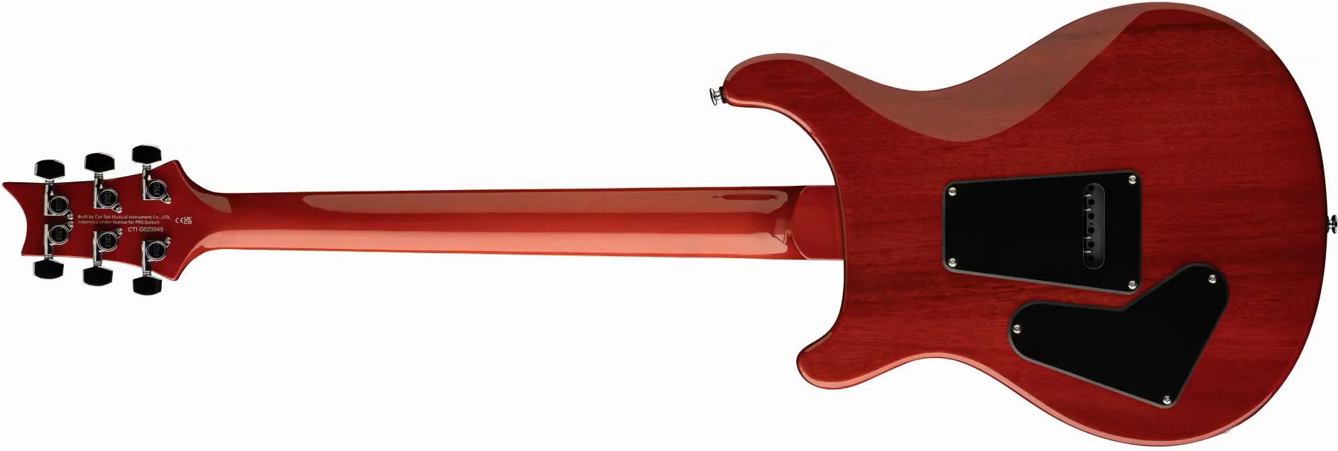 PRS SE Custom 24-08 Quilt Charcoal Cherry Burst – Bild 2