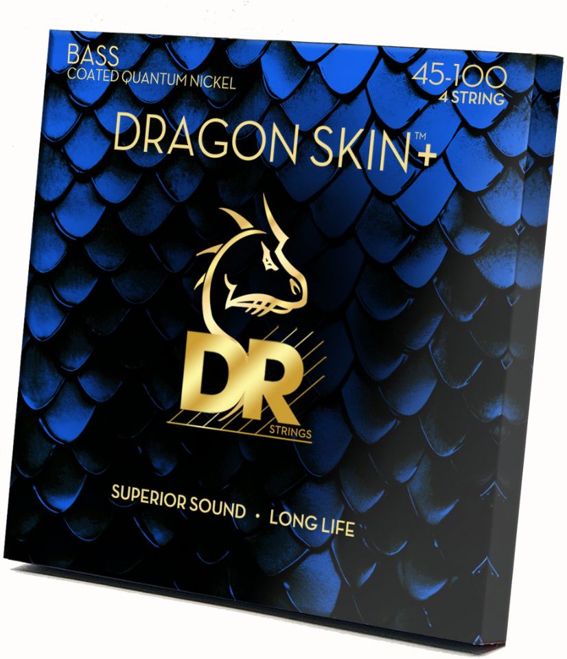 DR DBQ-45/100 DRAGON SKIN+ Light to Medium 045-100 Quantum Nickel Electric Bass Strings – Bild 2