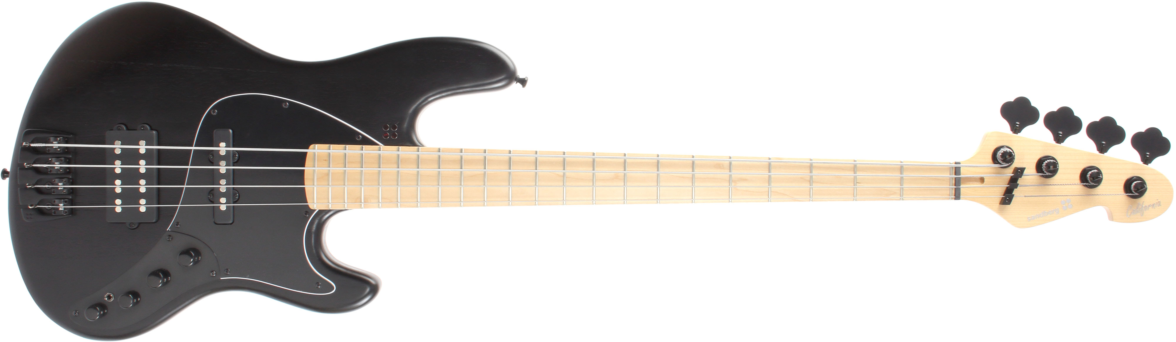 Sandberg California II SL Paulownia TM-4 Black Maple Neck Black HW