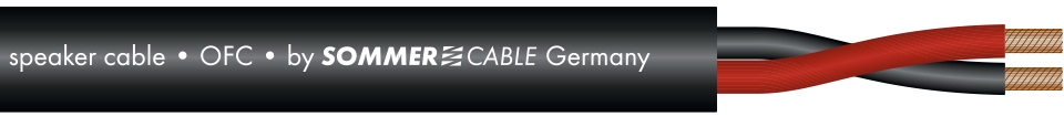 Sommer Cable Meridian SP225 2x2,5 Lautsprecherkabel schwarz -m- Sommer Cable Meridian SP225 2x2,5 Lautsprecherkabel schwarz -m-