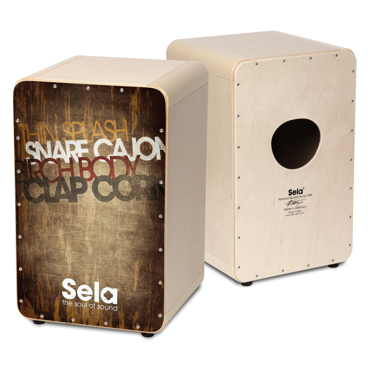 Sela SE075 CaSela Cajon Vintage Brown – Bild 3
