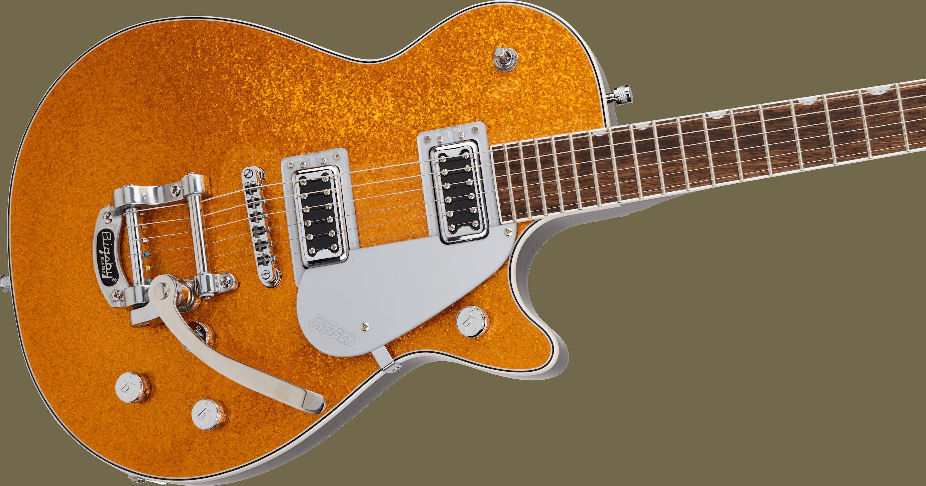 Gretsch G5230T Electromatic Sparkle Jet FT Single-Cut Bigsby Gold Sparkle – Bild 3