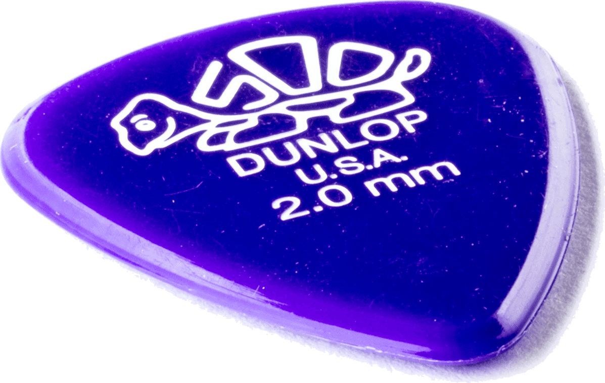 Dunlop Delrin 500 Picks 2.00mm 41P200 Pack of 12 – Bild 5