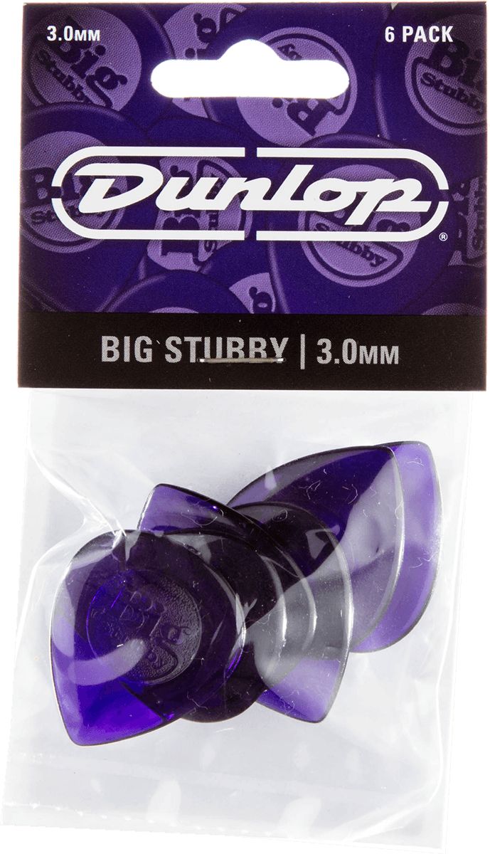 Dunlop Big Stubby 3.00mm Picks 475P3 6er Pack