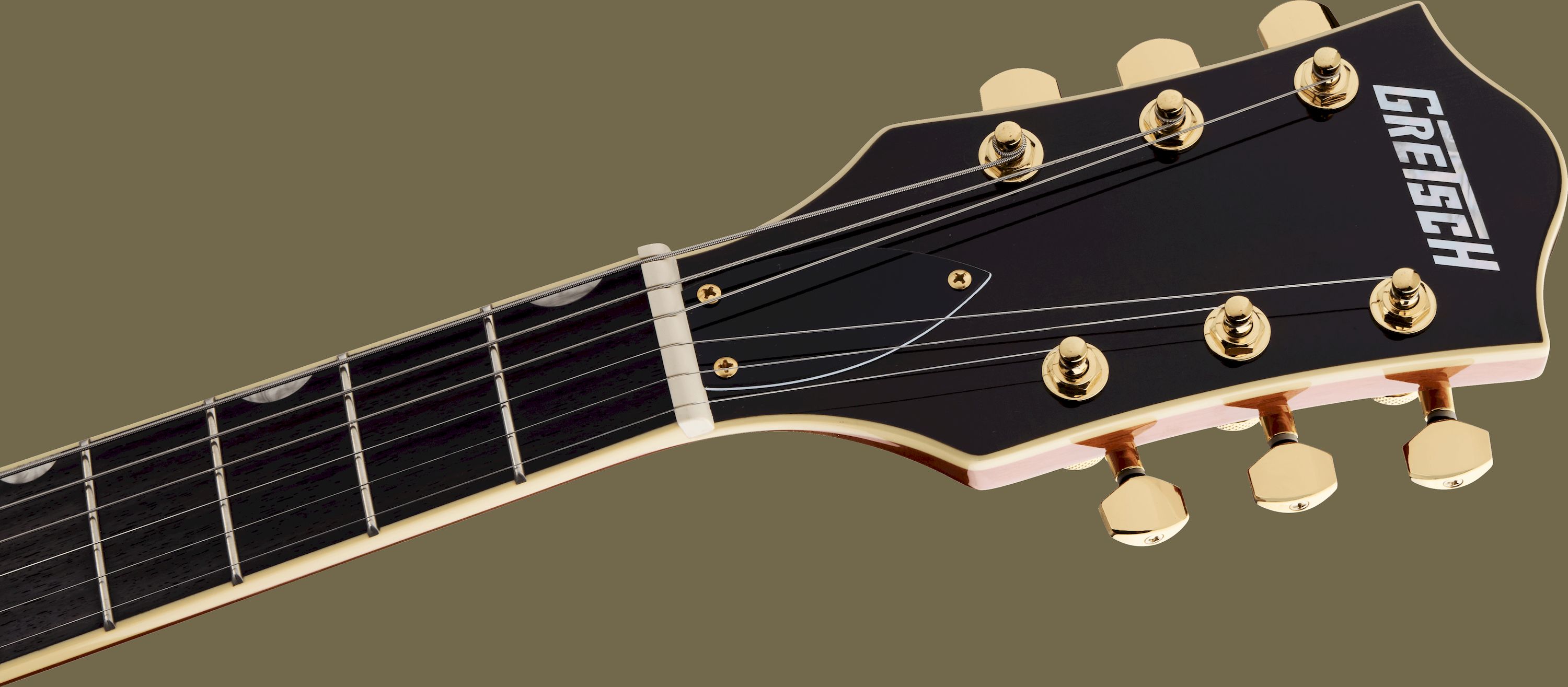 Gretsch LTD Flame Okoume Broadkaster Double-Cut w/Bigsby Roundup Orange – Bild 5
