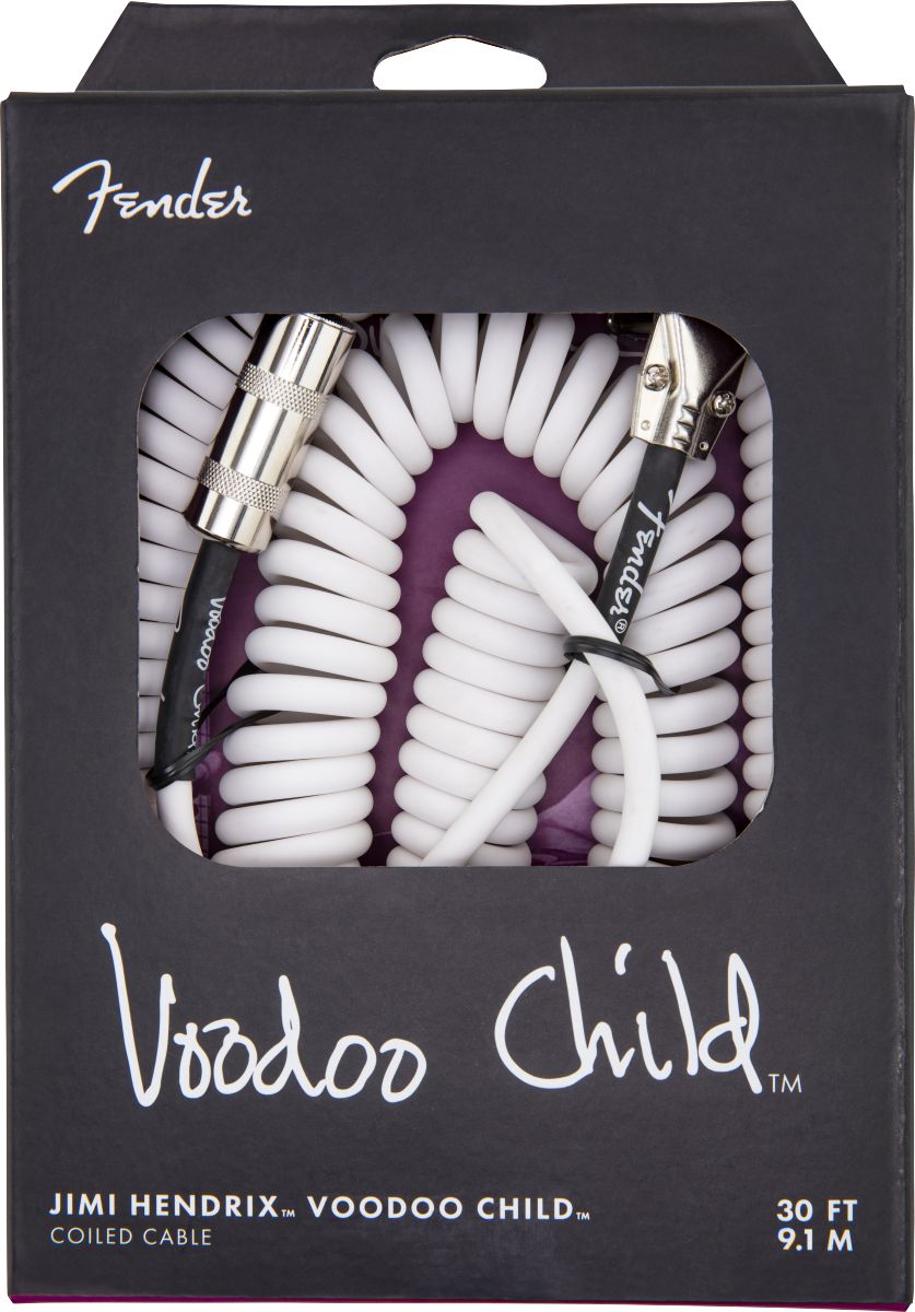 Fender Cable Jimi Hendrix Voodoo Child White