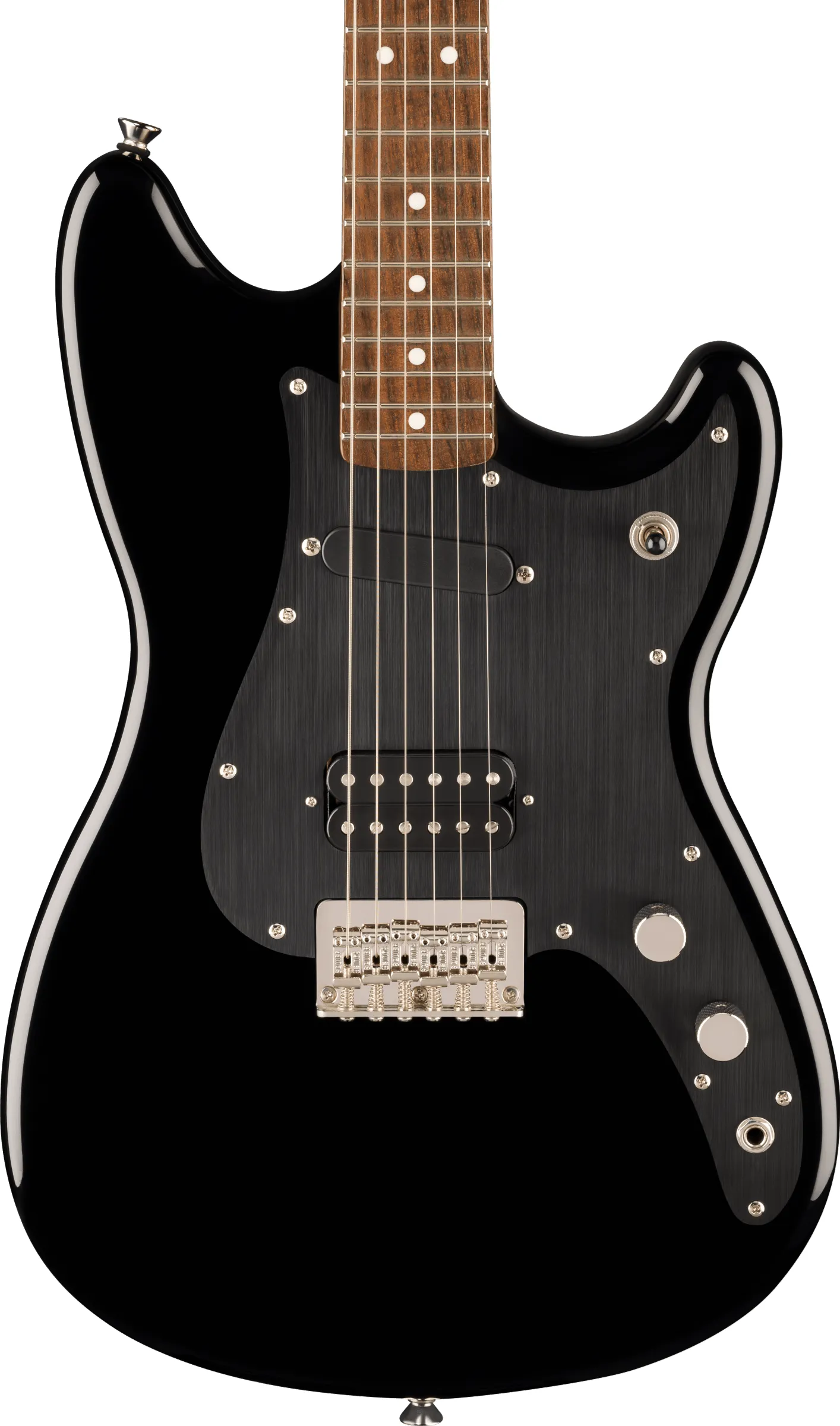 Fender Squier Classic Vibe FSR Duo-Sonic HS Black with Matching Headstock – Bild 3
