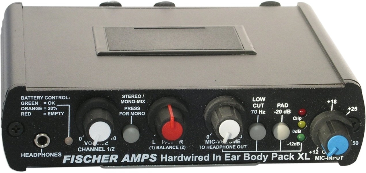 Fischer Amps Hard Wired Inear Body Pack XL Fischer Amps Hard Wired Inear Body Pack XL