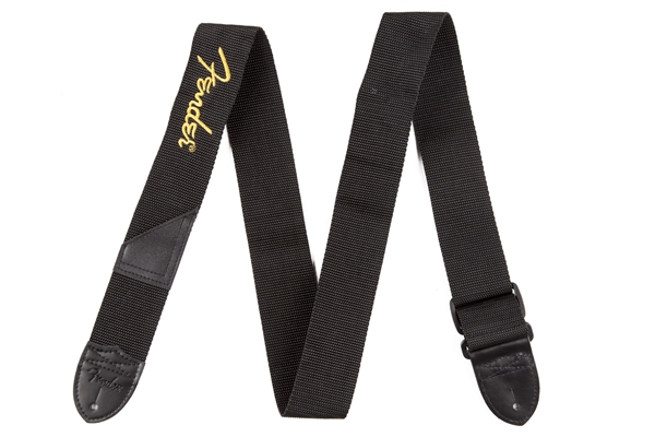 Fender Gitarrengurt Poly Logo Yellow