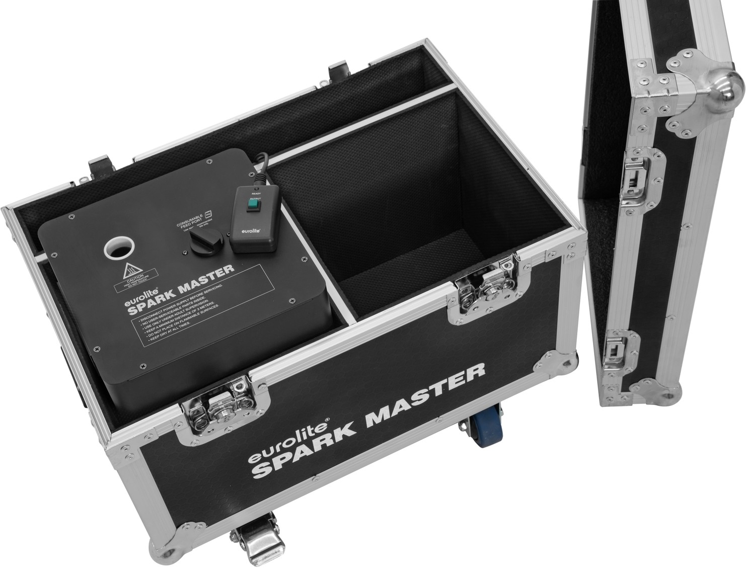 ROADINGER Flightcase 2x Spark Master mit Rollen – Bild 5