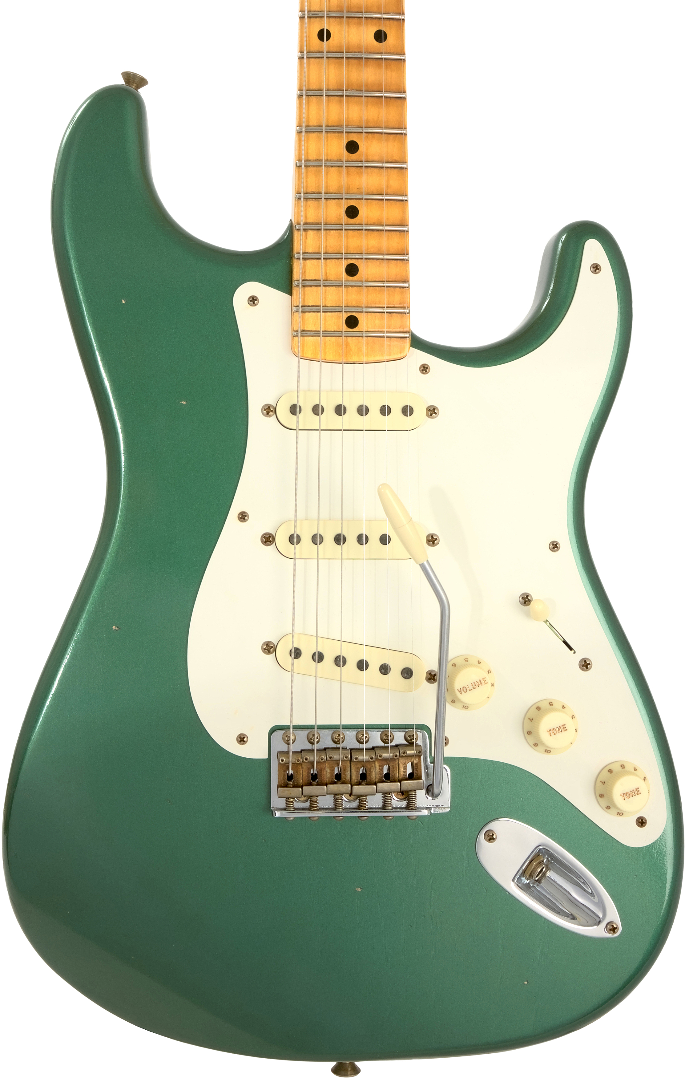 Fender Custom Shop 1956 Stratocaster Journeyman Relic Aged Sherwood Green Metallic – Bild 3