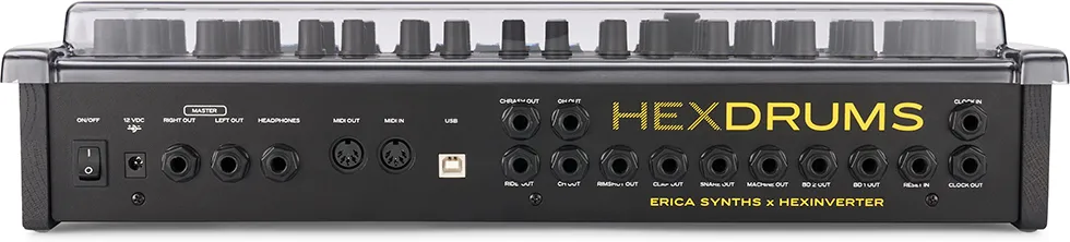 Decksaver Erica Synths Hexdrums (Soft-Fit) Staubschutzabdeckung – Bild 5