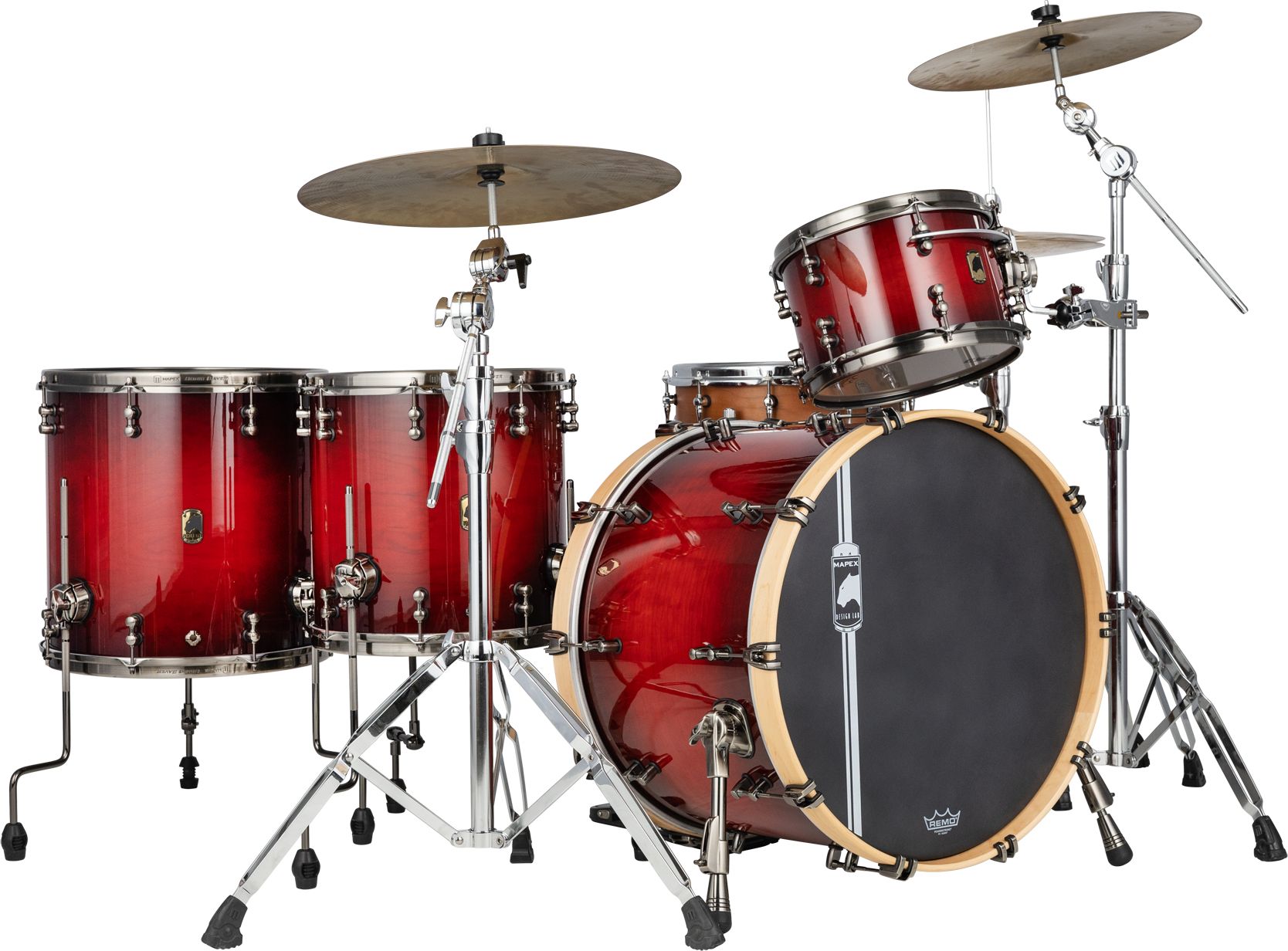 Mapex BPDLNC528XBHW  Black Panther Cherry Bomb Stage Shellset - Rose Burst – Bild 2