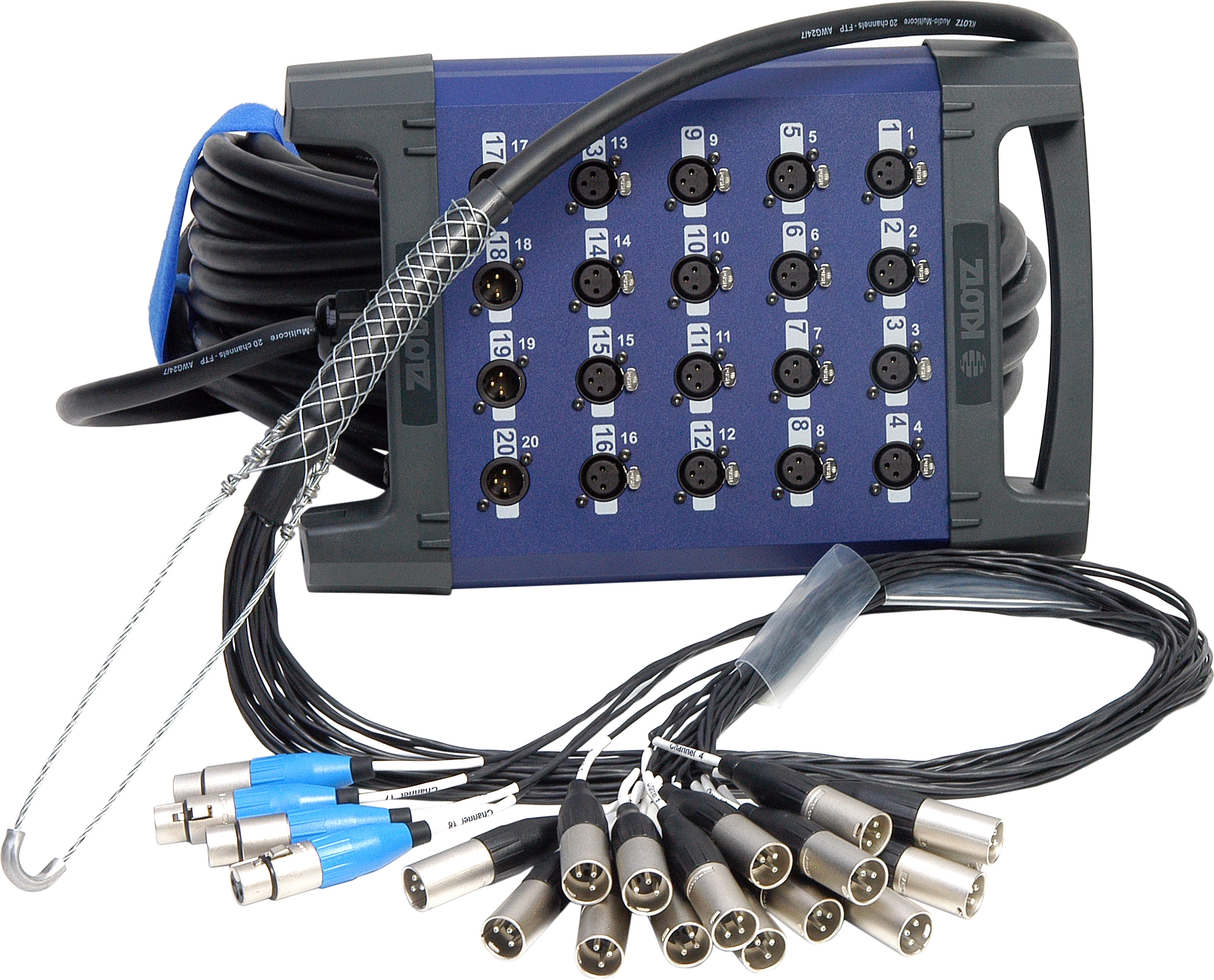 Klotz TrueLINK TL2U164X50 16/4 Multicore 50 m - Einzelm., Neutrik gold