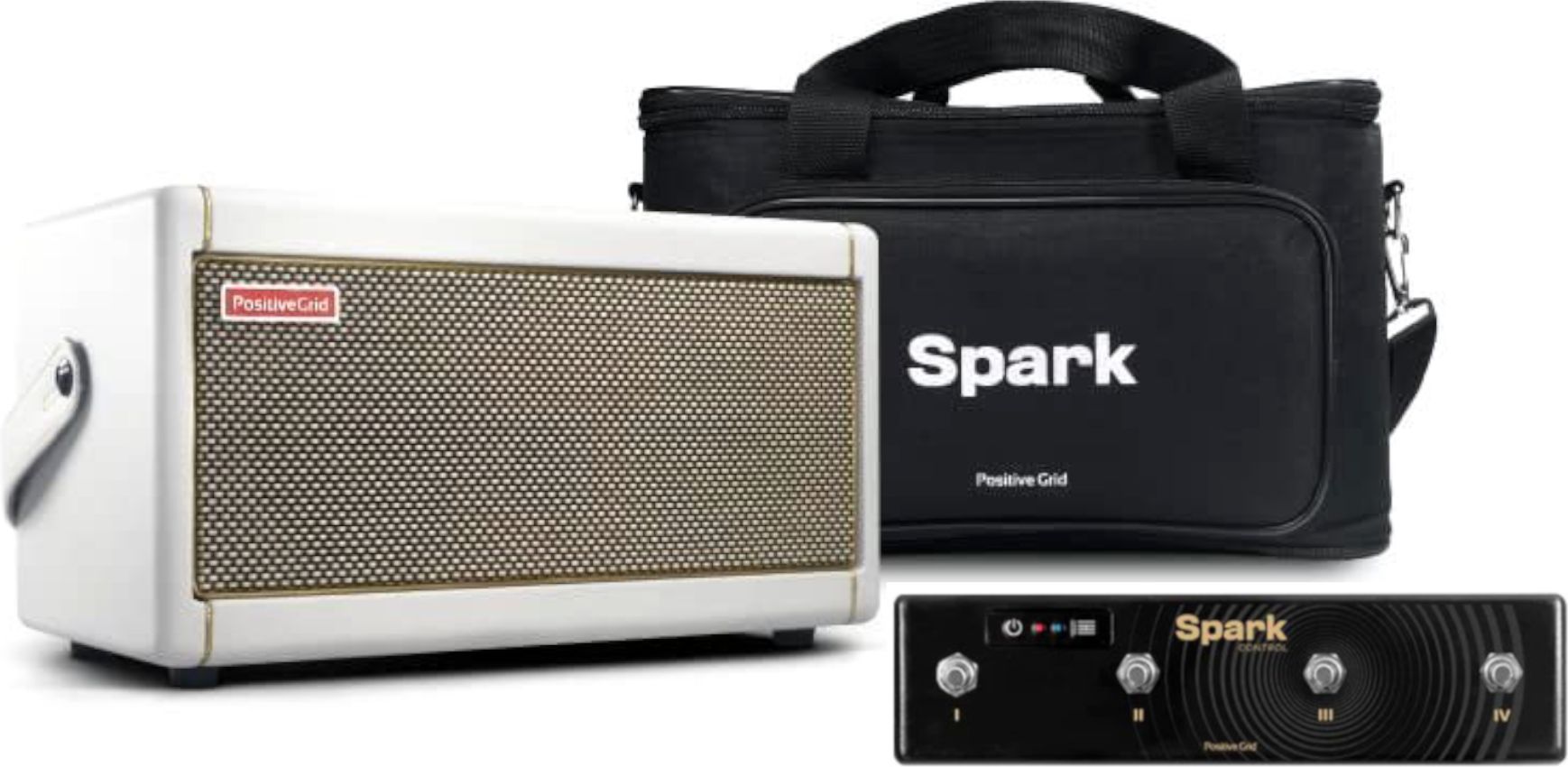 Positive Grid Spark 40 PW & Bag, Grid Control Bundle