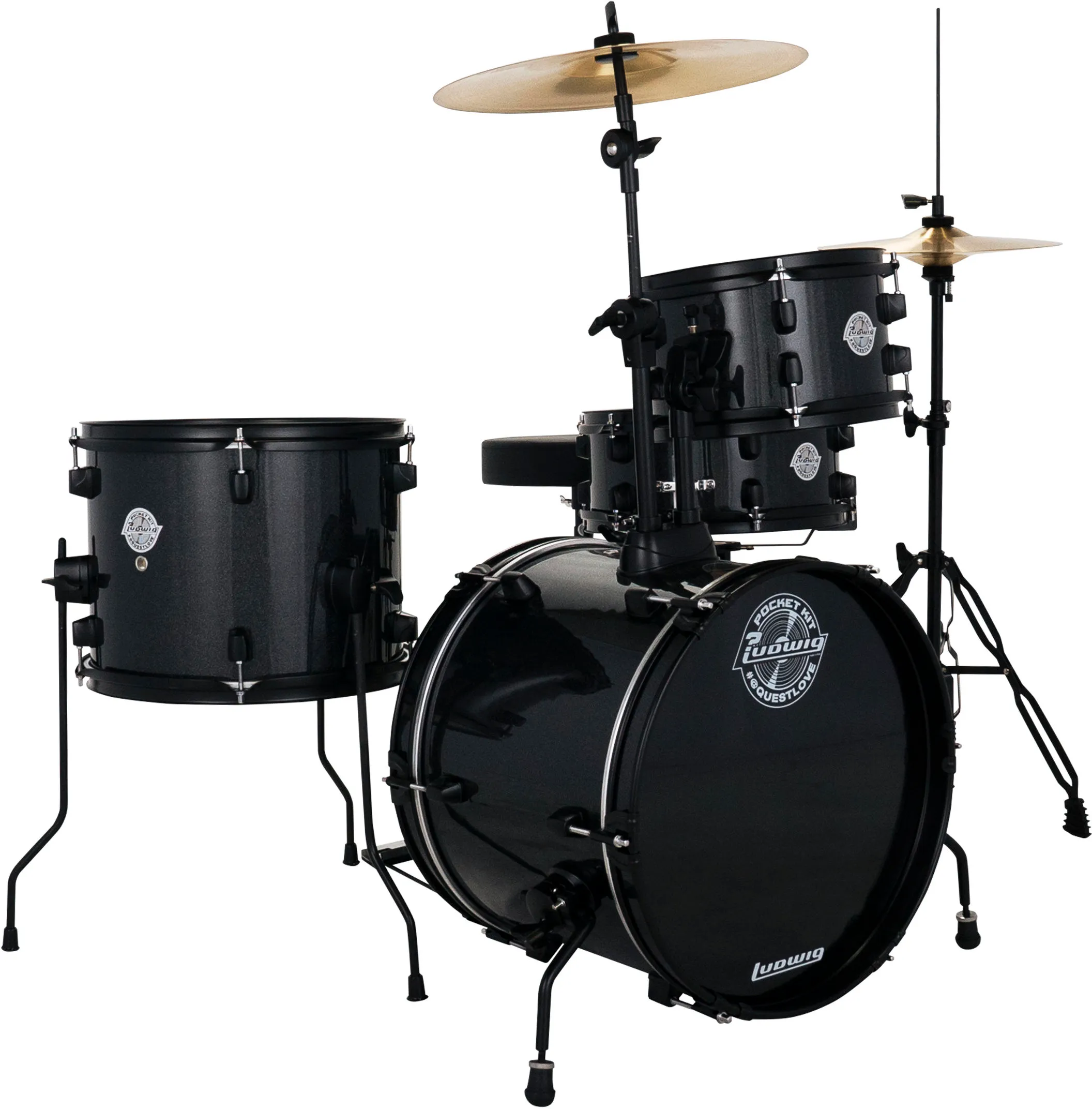 Ludwig LC178X0C6DIR Pocket Kit Moon Dust