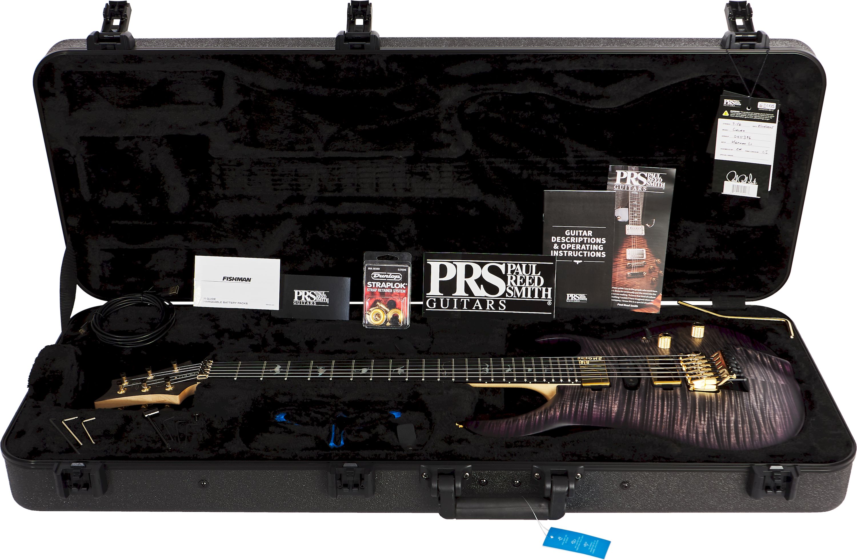 PRS Chleo Herman Li Signature Limited Edition Charcoal Purple Wraparound Burst – Bild 11