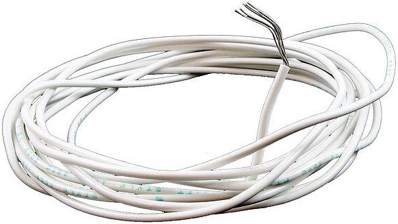 Allparts cable 7.6m 1-wire white GW 0817-025