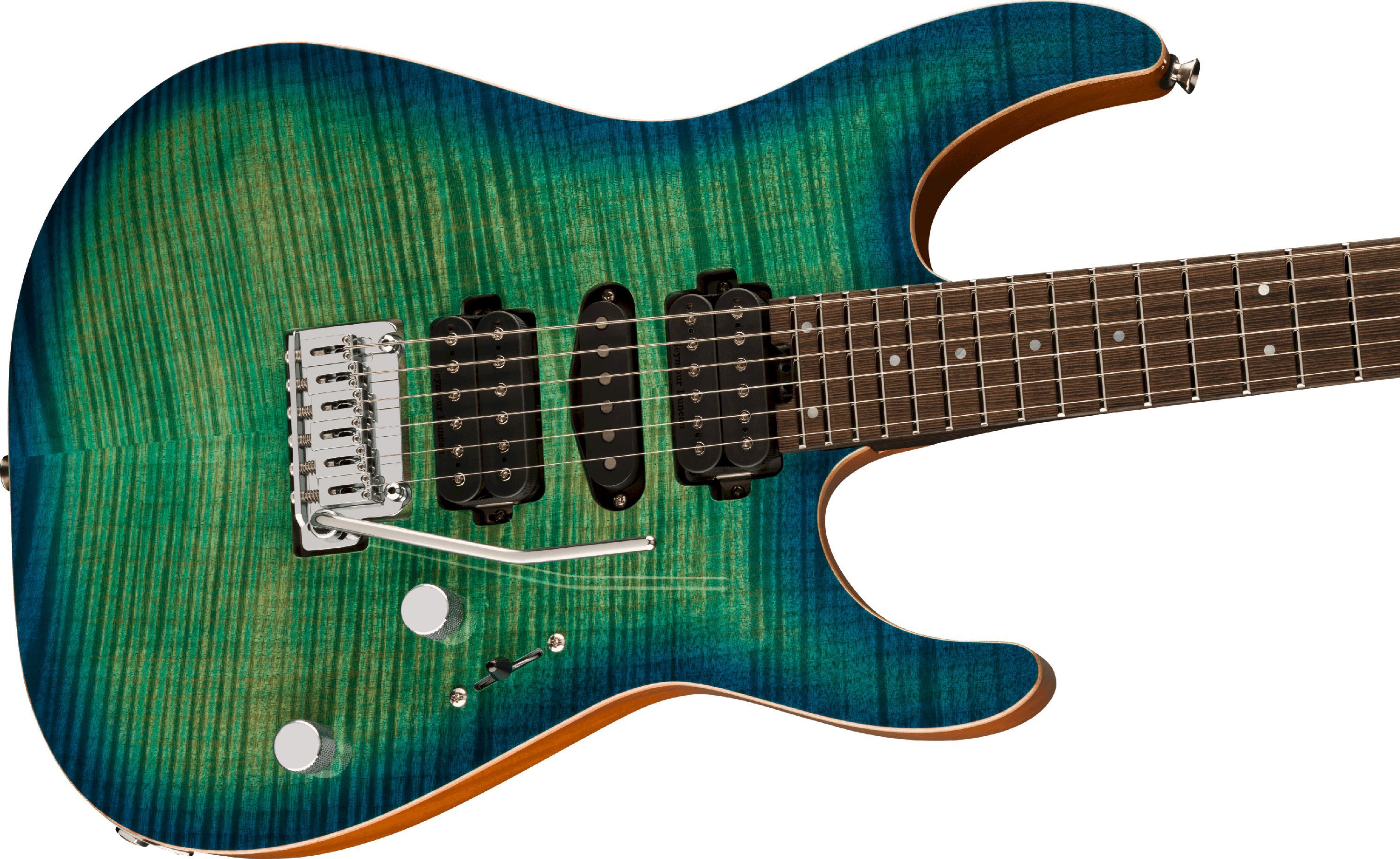 Charvel MJ DK24 HSH Carribean Burst