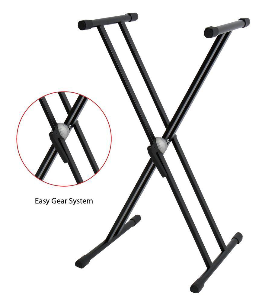 Gewa BSX Keyboard stand X-Style Easy Gear Double braced Gewa BSX Keyboard stand X-Style Easy Gear Double braced