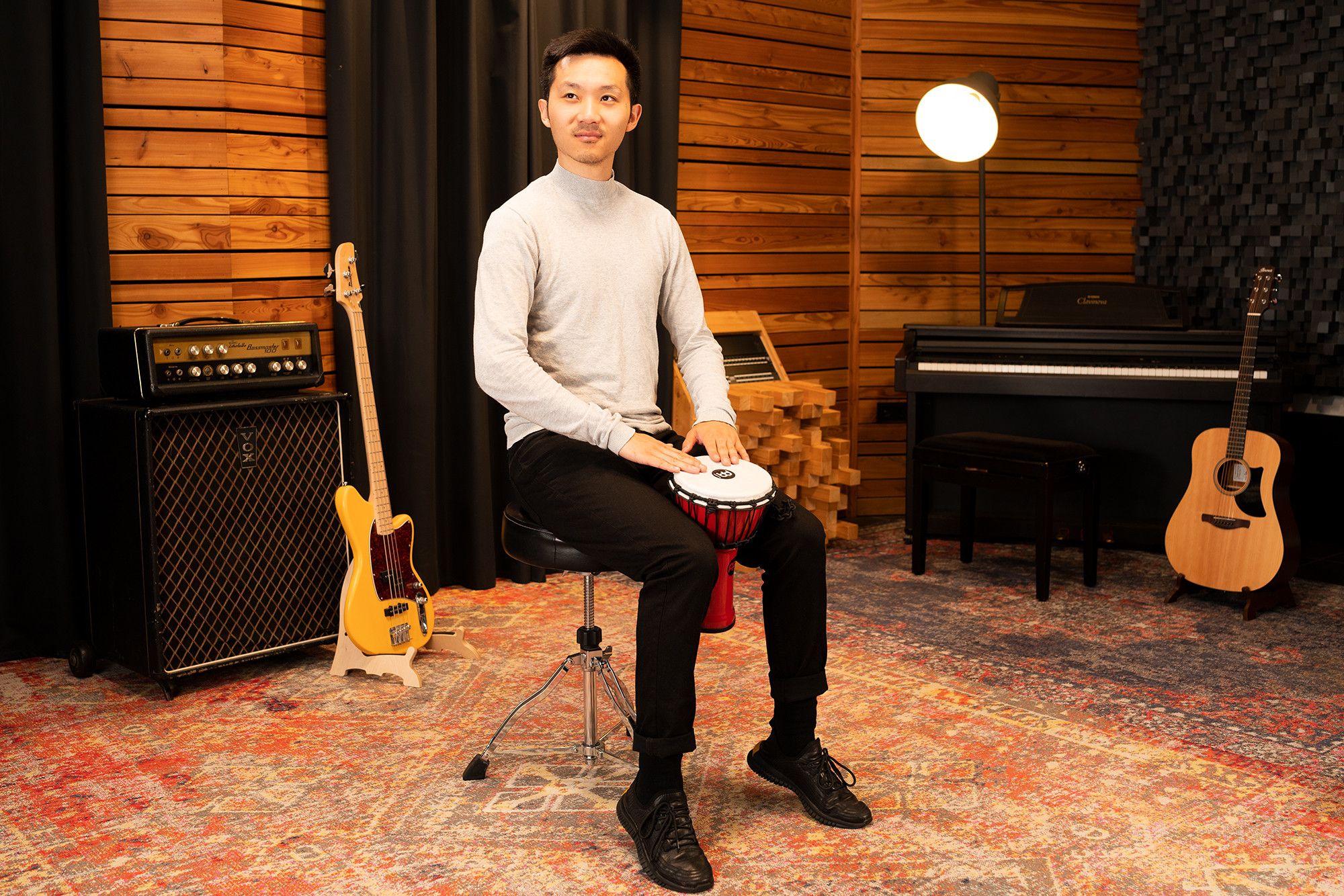 Meinl JRD-R Junior Djembe - 7" rot – Bild 6