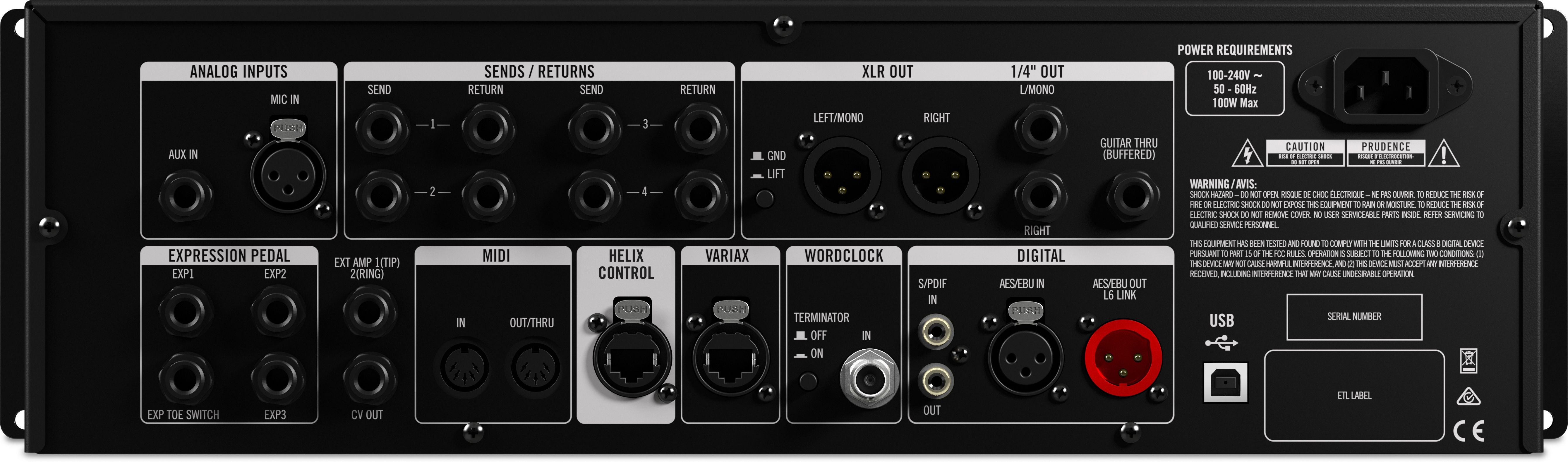 Line 6 Helix Guitar FX Modeling Prozessor Rack – Bild 4