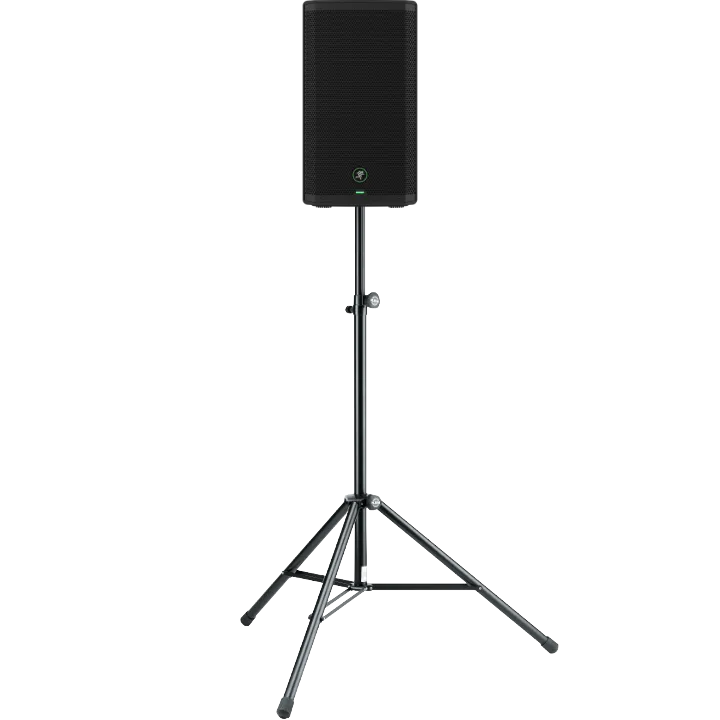 Soundpaket 1.0 Akku, bestehend aus einem 12 Zoll Mackie 212 GO Akku-Lautsprecher mit Stativ