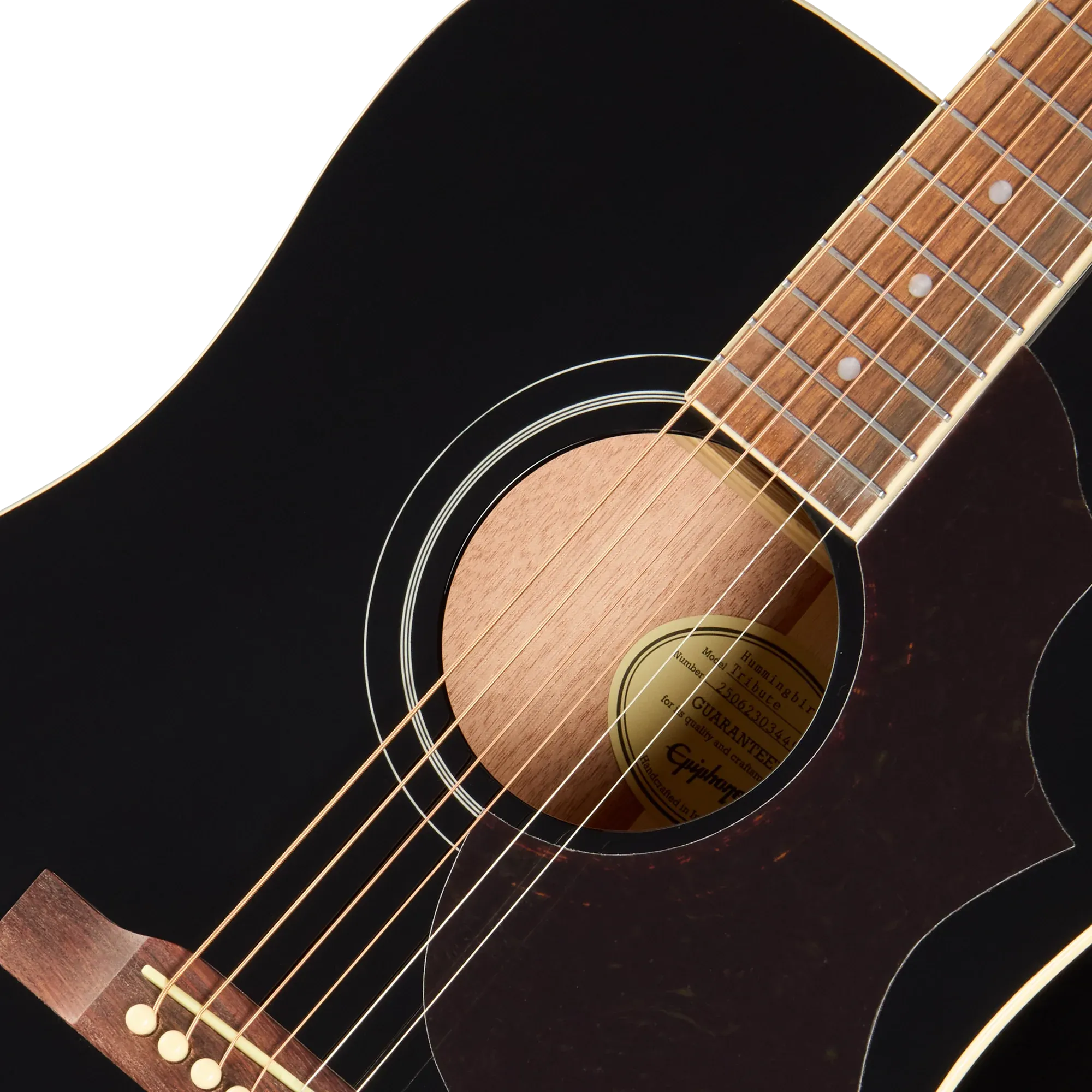Epiphone Hummingbird Tribute Ebony – Bild 5