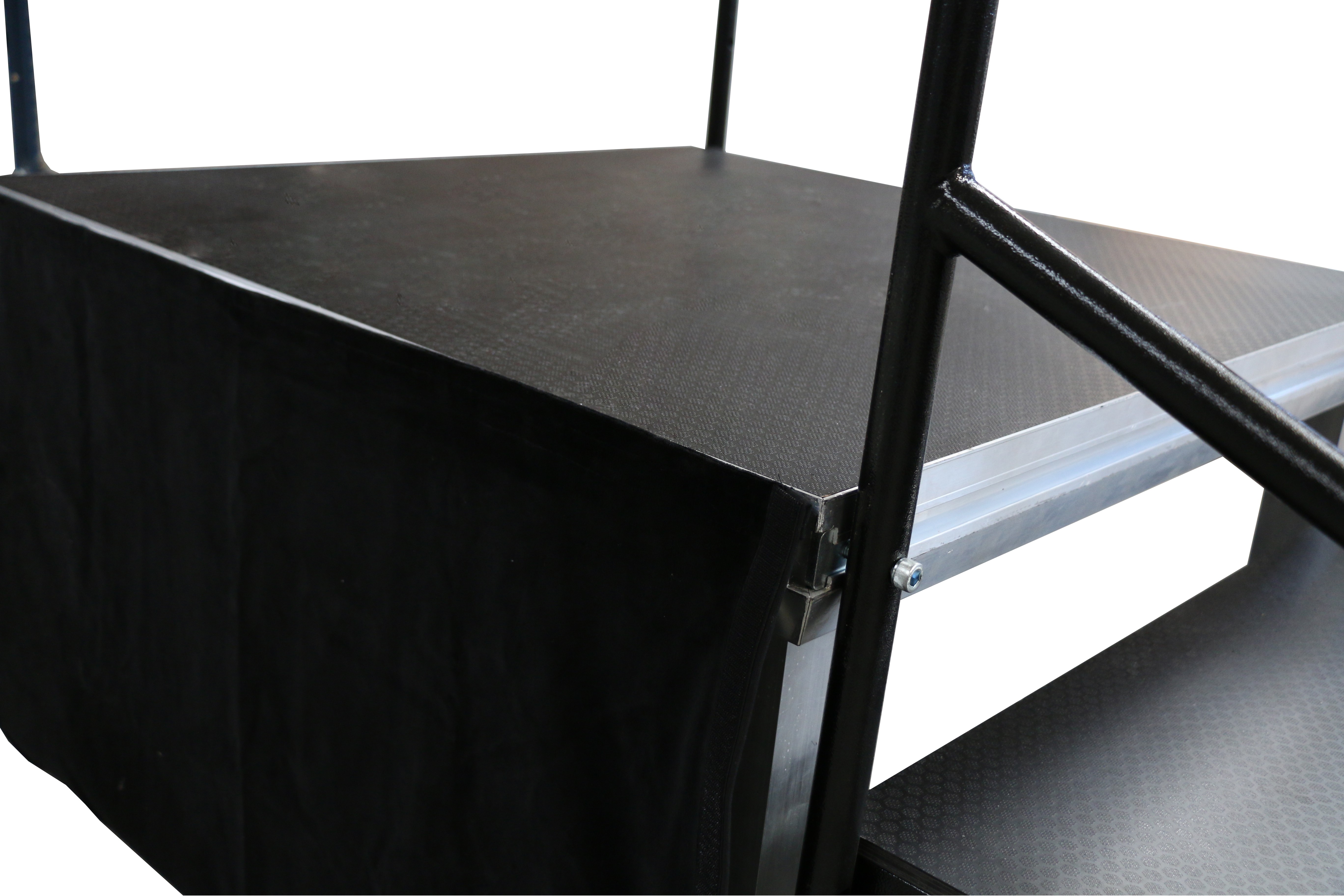 Global Truss GT Stage Deck Skirt 40x105cm samtschwarz
