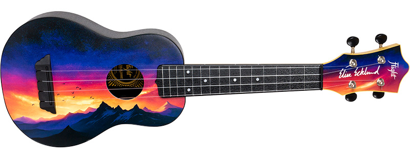 Flight TUS EE Sunset Sopran Ukulele inkl. Bag