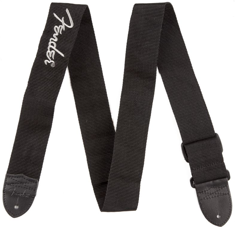 Fender Gitarrengurt Poly Logo Gray