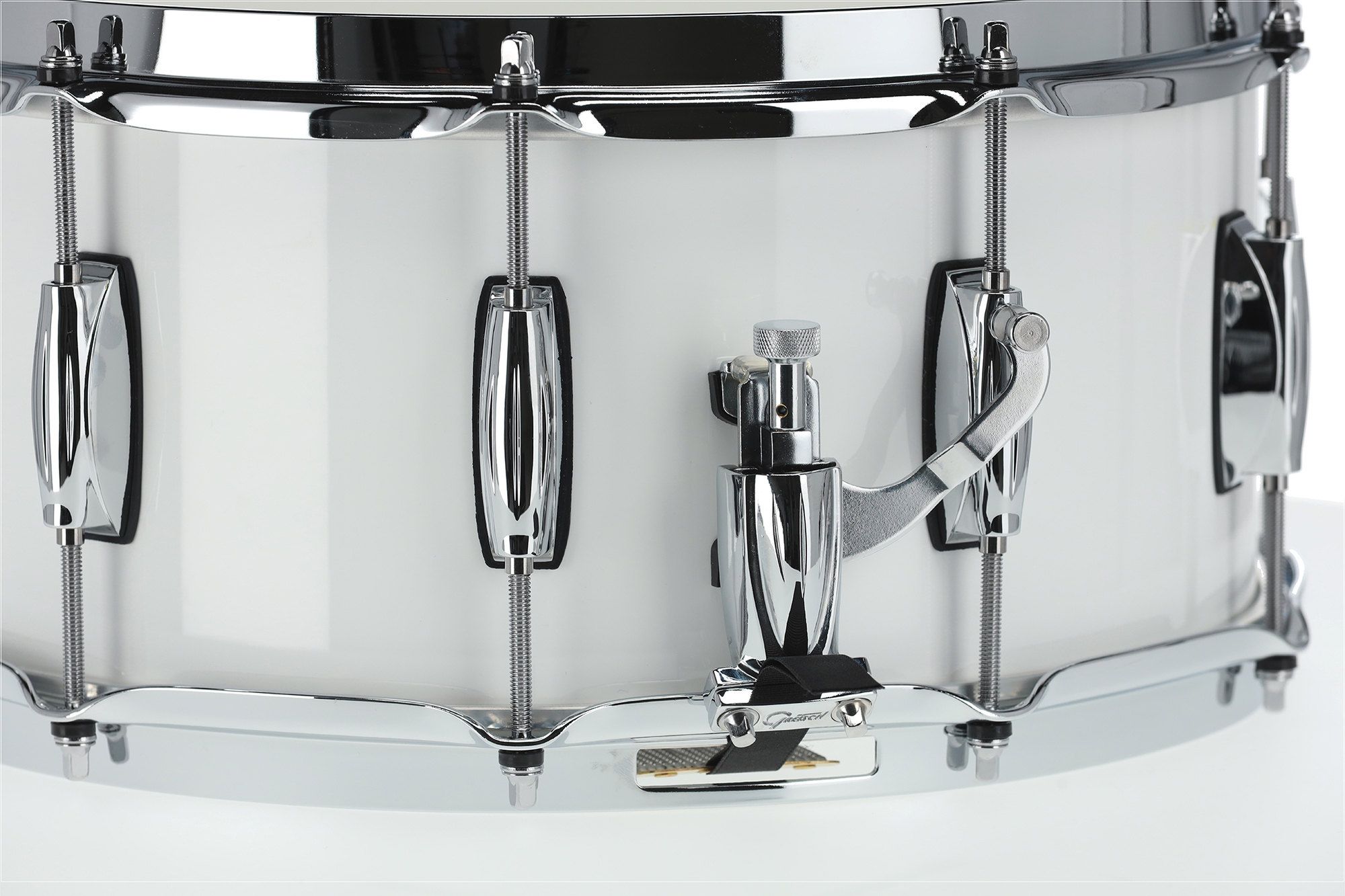 Gretsch GR805.690 Renown Snare Drum - Piano White (14x6,5”) Gretsch GR805.690 Renown Snare Drum - Piano White (14x6,5”)