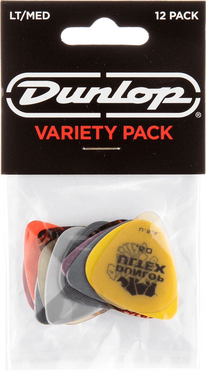 Dunlop Variety Pack Plektren light und medium Player's 12er Pack