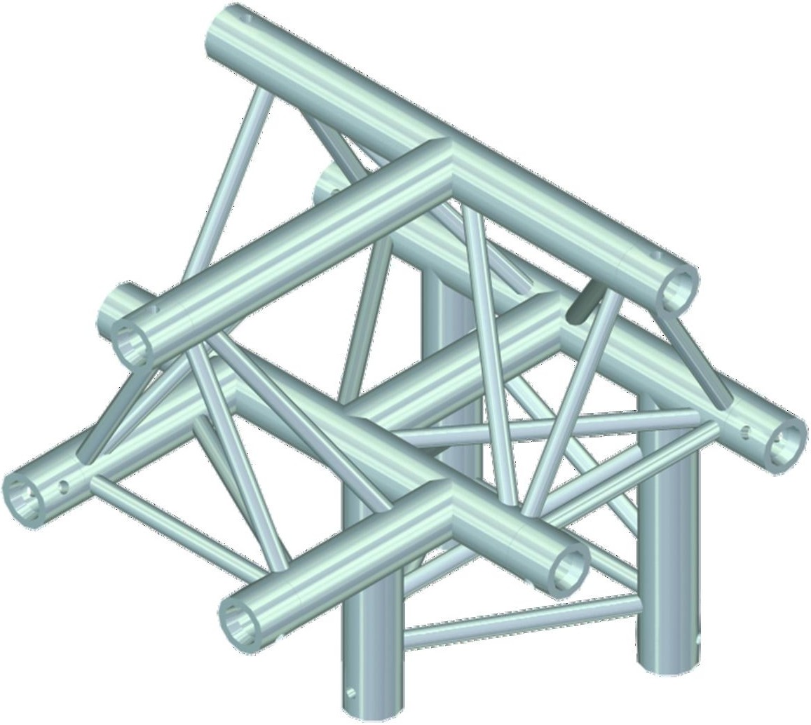 Alutruss TRILOCK 6082AT-43 4-Weg-Stück – Bild 3