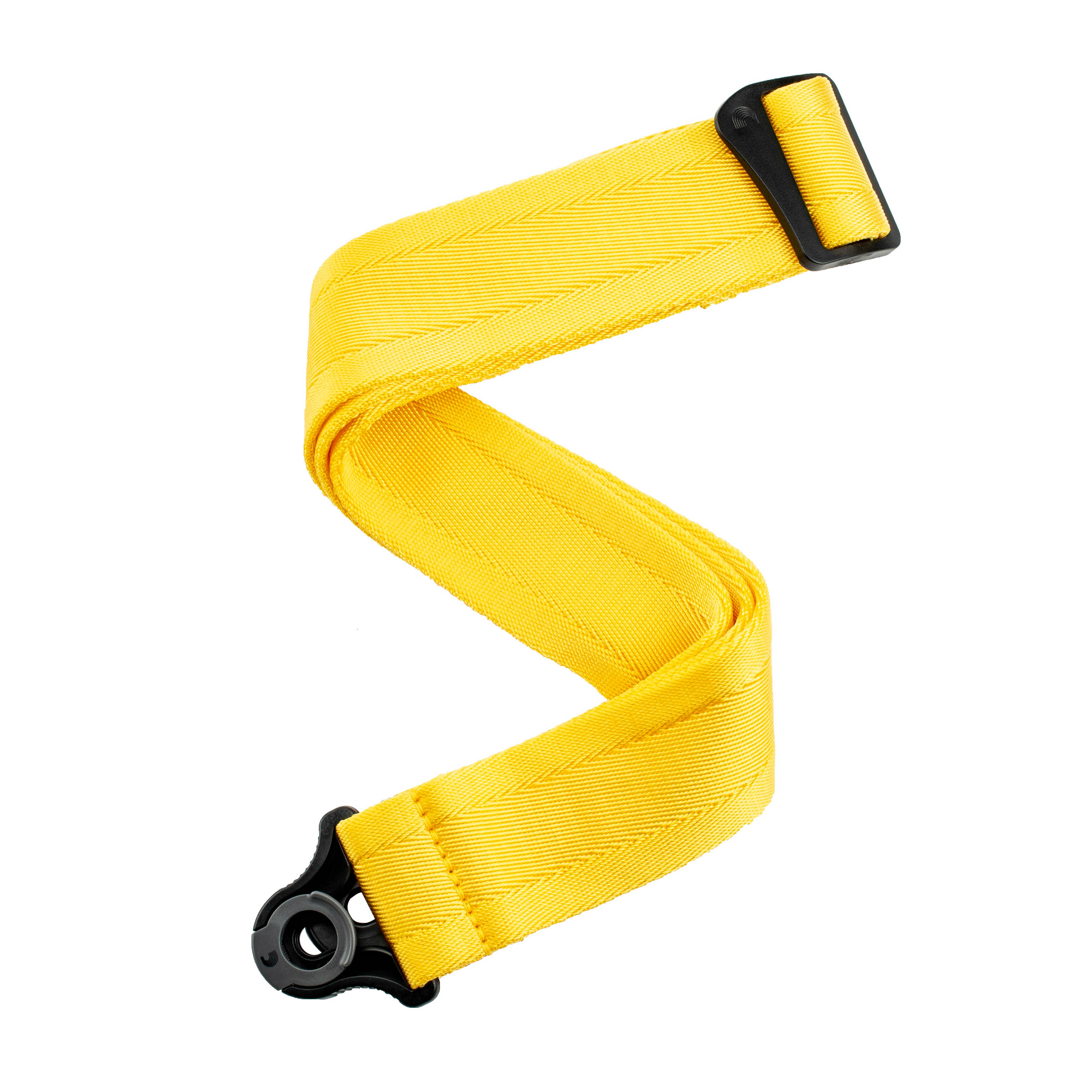 D Addario Auto Lock Guitar Strap Mellow Yellow