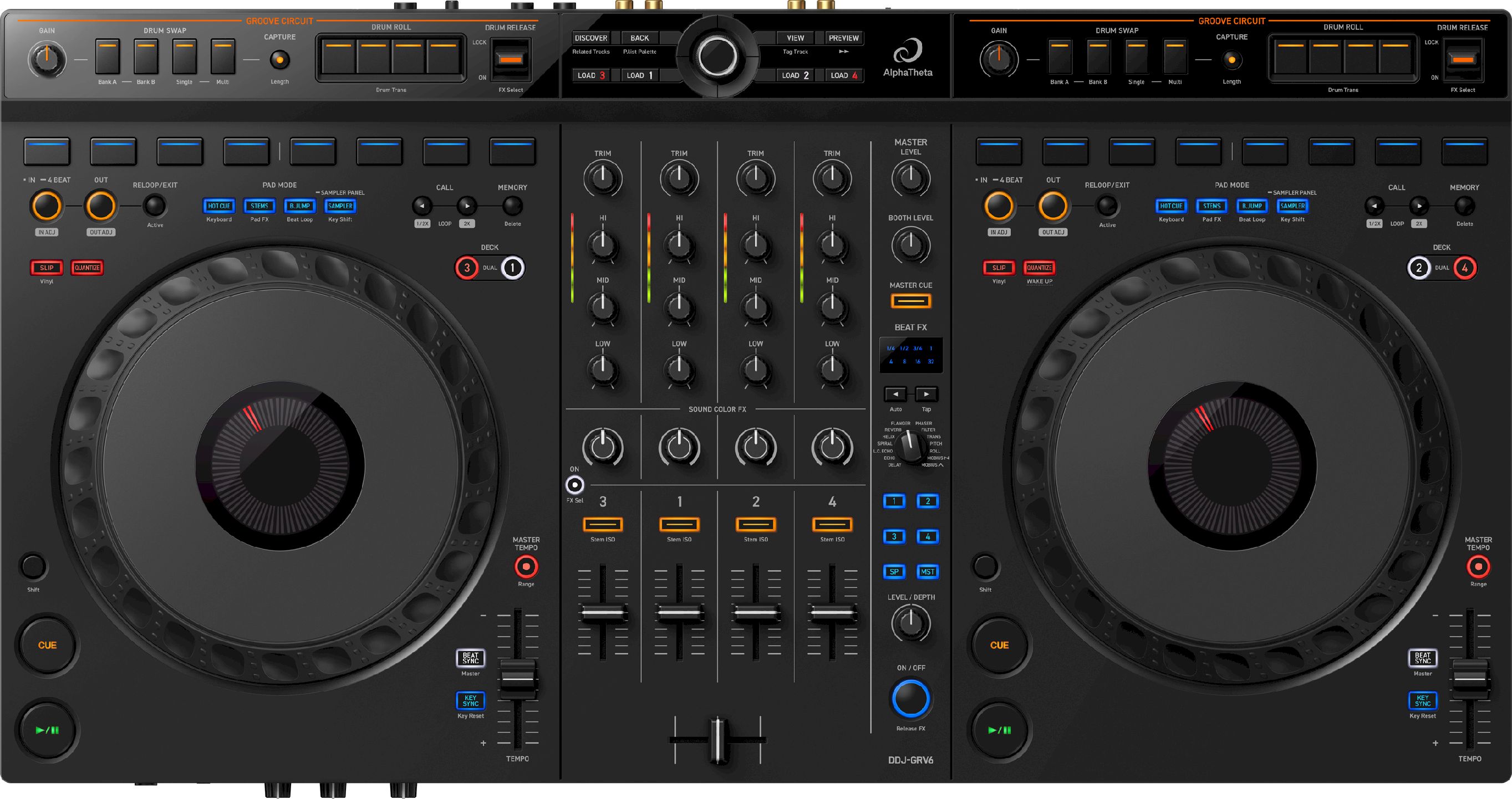 AlphaTheta DDJ-GRV6 AlphaTheta DDJ-GRV6