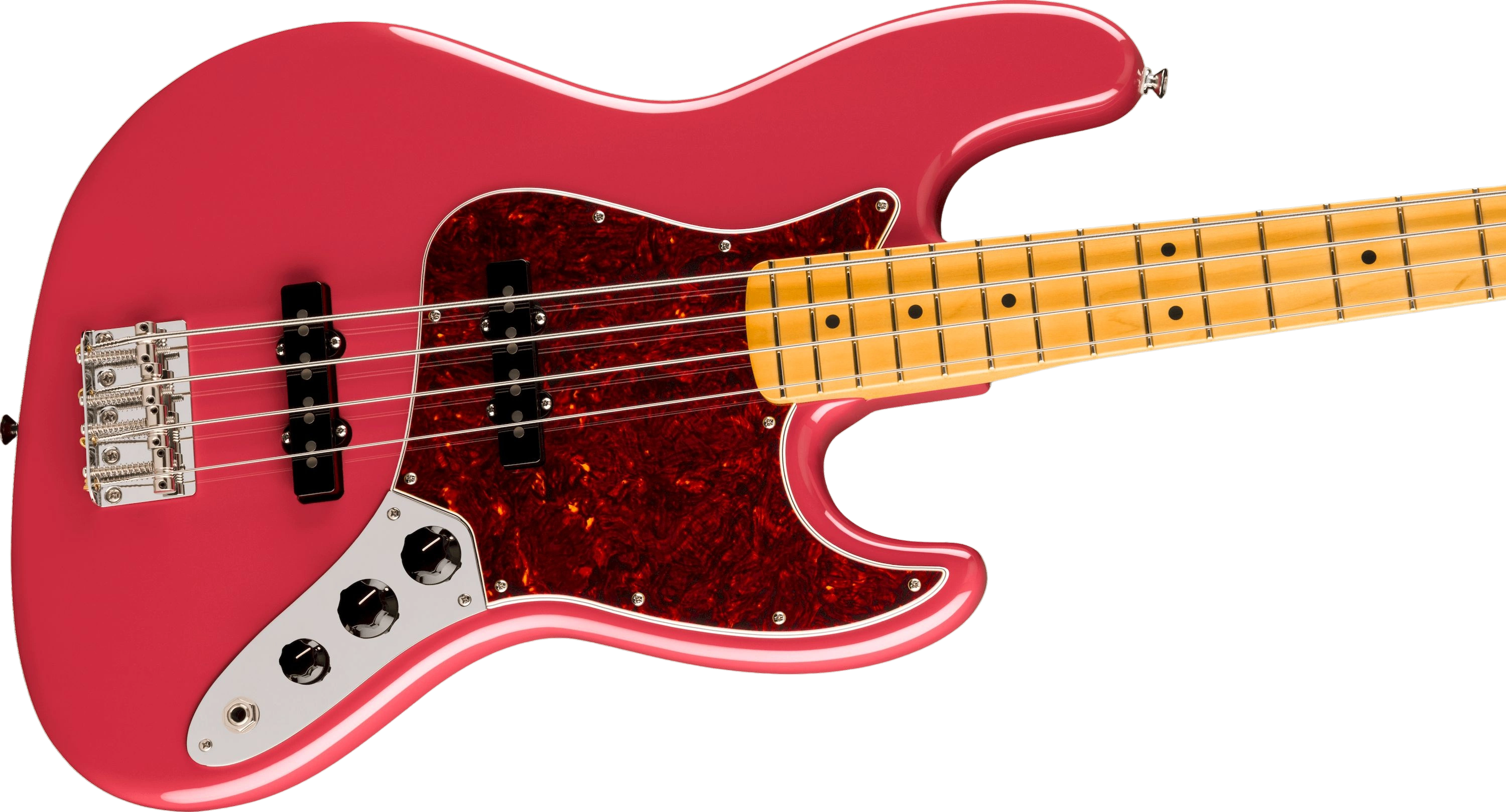 Fender American Professional Classic Jazz Bass Faded Dakota Red – Bild 3
