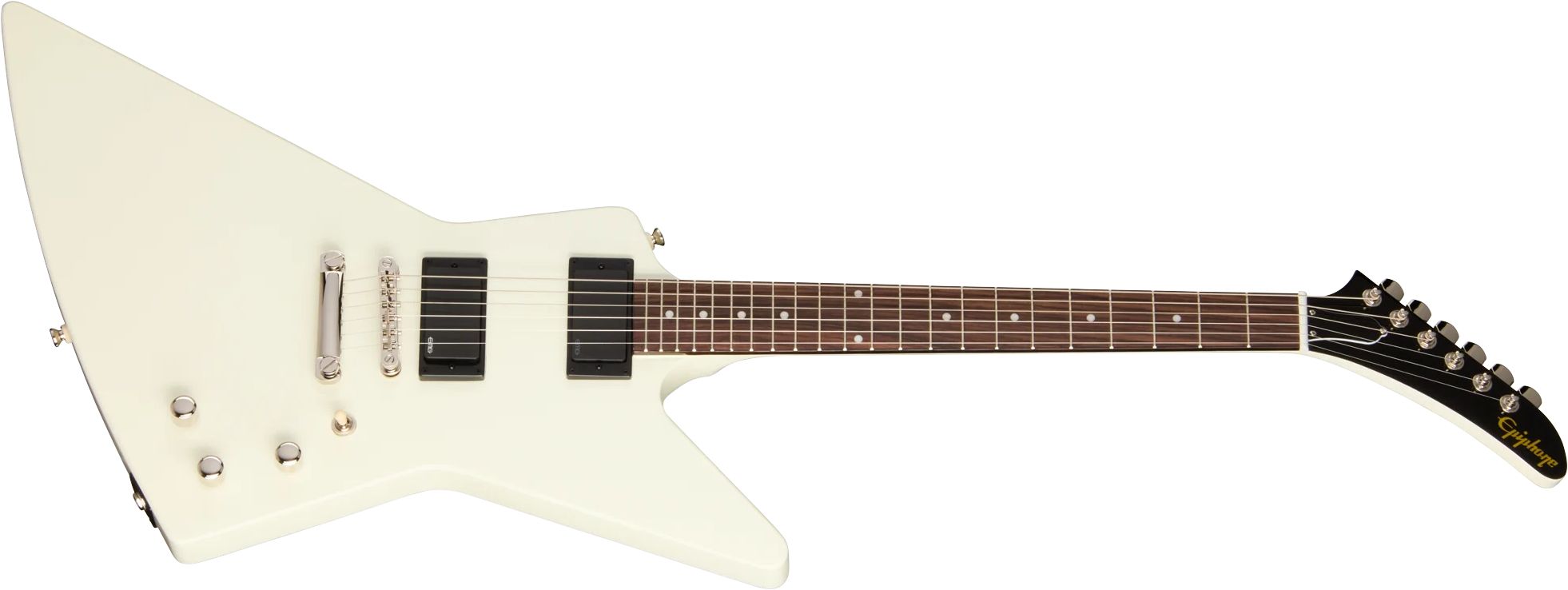 Epiphone Explorer 80s EMG Classic White