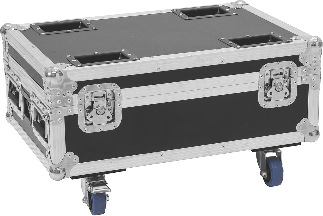 ROADINGER Flightcase 4x AKKU IP UP-4 Plus HCL Spot WDMX mit Ladefunktion – Bild 2