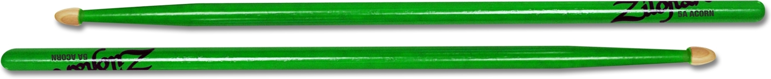 Zildjian Drumstick 5A Neon Green Zildjian Drumstick 5A Neon Green