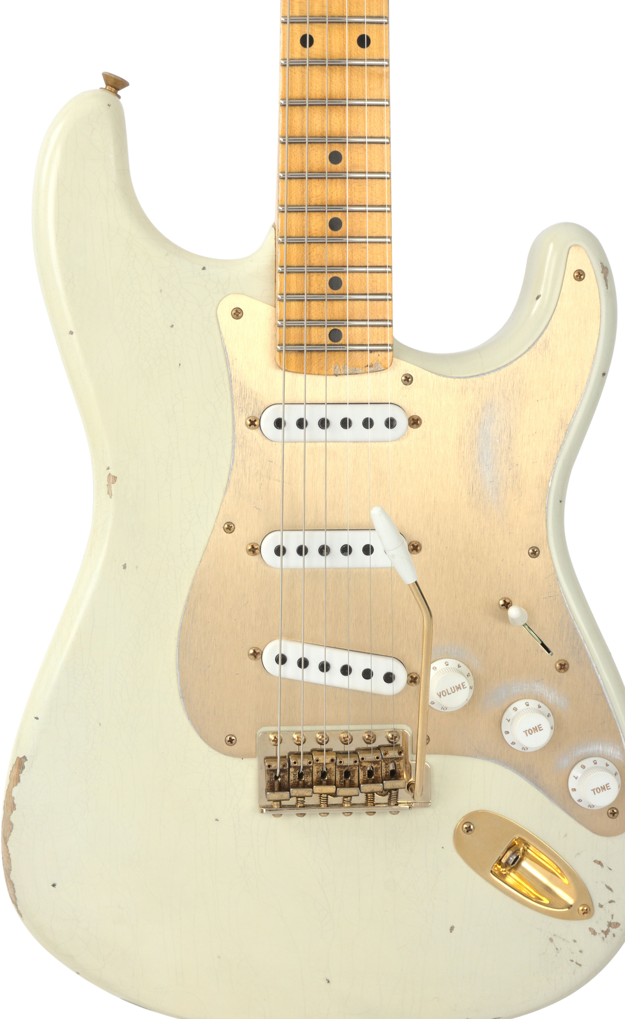 Fender Custom Shop 1955 Stratocaster Relic/Gold Hardware Aged '55 Desert Tan