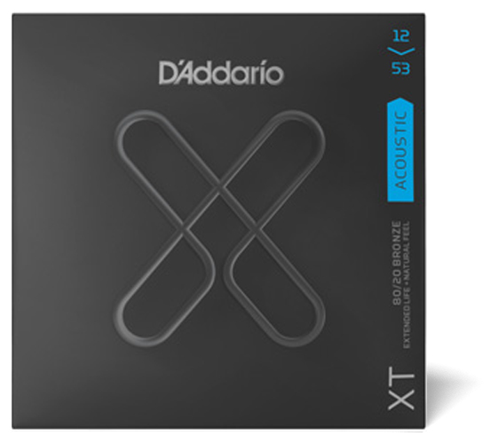 D Addario XTABR1253 XT Acoustic 80/20 Bronze Light