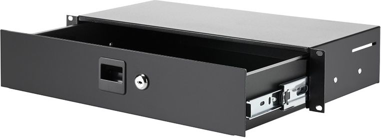 Adam Hall 87402 S Rackschublade 2 HE Stahl – Bild 2