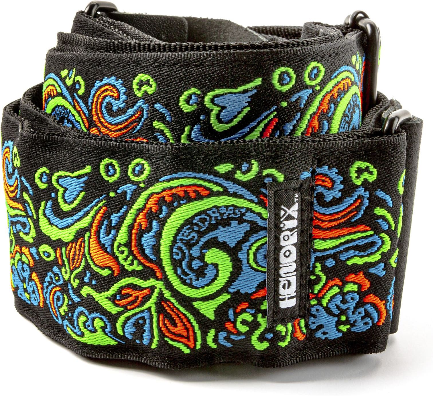 Dunlop Jimi Hendrix Blacklight Gurt Love Drops Blue JH27 – Bild 2